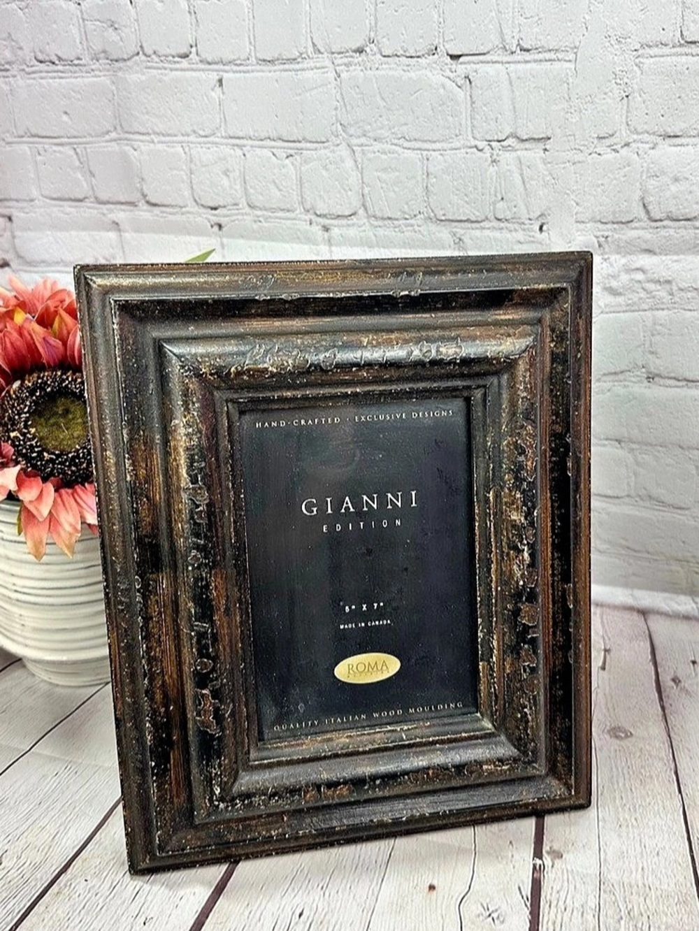 Roma Gianni Edition Distressed Wood Picture Frame